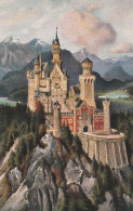 8959 SCHWANGAU, Schloß Neuschwanstein, Künstler-Karte, Verlag Theo Stroefer Nürnberg - Sonstige & Ohne Zuordnung