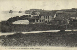 HENDAYE  Le Sanatorium Et Les Deux Jumeaux  RV - Hendaye