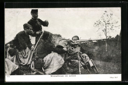 CPA Mitrailleuse En Action, Infanterie Am MG  - Other & Unclassified