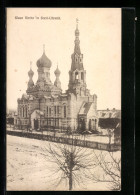 AK Brest-Litowsk, Blick Auf Die Blaue Kirche  - Russia