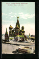 AK Moscou, Église De St. Basile  - Russie