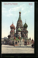 AK Moskau, Cathedrale Vassili Blagenoi  - Rusland