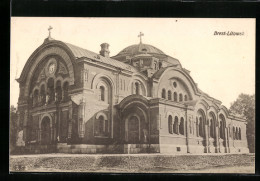 AK Brest-Litowsk, Kirche, Seitenansicht  - Rusland