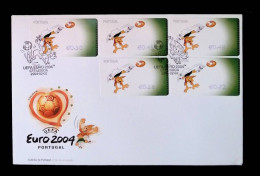 CL, Lettre, Enveloppe, Portugal, Ctt Lisboa, 2004.02.02, Football, UEFA EURO 2004, Frais Fr 1.85 E - Poststempel (Marcophilie)