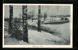 AK Orlik, Ruine Im Winter  - Letonia