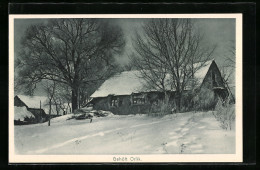 AK Orlik, Gehöft Im Winter  - Latvia