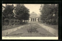 AK Libau, Badehaus Mit Park  - Letonia