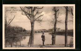 AK Mitau, Gesamtansicht Von Der Bachstrasse Aus Gesehen  - Letland