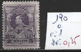 SIAM 190 Oblitéré Côte 1 € - Siam