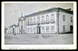 BARCELOS - Casa Do Bemfeito; Solar Dos Mattos Faria Barbosa.Hoje Familia Mattos Graça.(Ed.Livraria Vale)carte Postale - Braga