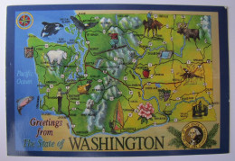 ETATS-UNIS - WASHINGTON - Map - Sonstige & Ohne Zuordnung