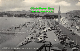R454778 Victoria Esplanade And Beach. Largs. B. 9441 D. Silveresque Postcard. Va - Welt