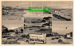 R454516 Greetings From Worthing. Photochromie. 1958. Multi View - Welt