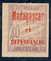 Lot N°A5541 Madagascar Taxe N°5 Neuf * Qualité TB - Segnatasse