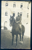 Cpa Carte Photo Cavalier Et Son Beau Cheval    STEP166 - A Identifier