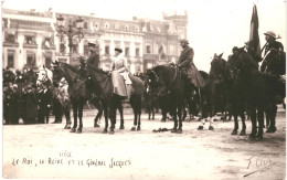 CPA Carte Postale Belgique Liège Le Roi,la Reine Et Le Général Jacques 1918 VM80815 - Königshäuser