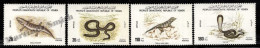 Yemen 1980 Yvert 238-41, Fauna, Reptiles - MNH - Yémen