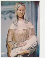 CPSM / CPM 10,5 X 15 Savoie Abbaye D'HAUTECOMBE La Vierge (E. Devaux)  Statue Bois - Autres & Non Classés