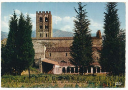 CPSM Dentelée 10.5 X 15 Pyrénées Orientales Environs De Prades CODALET  L'Abbaye De Saint Michel De Cuxa - Prades