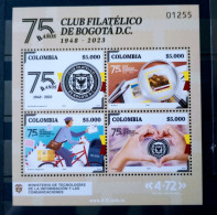 Cycling,  Byke Ciclism, Bike Mailed By Bike, Post Day 2023 Colombia Stamps - Cycling