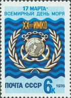 Russia USSR 1978  World Maritime Day. Mi 4727 - Nuevos