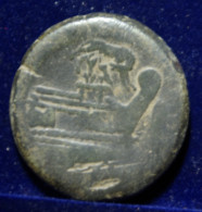 53 -  BONITO  AS  DE  JANO - SERIE SIMBOLOS -  LOBA CON LOS GEMELOS - MBC - Republiek (280 BC Tot 27 BC)