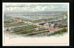 Kulissen-AK Paris, Exposition Universelle 1900, Vue Générale  - Expositions