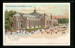 Kulissen-AK Paris, Exposition Universelle De 1900, Le Grand Palais  - Tentoonstellingen