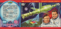 Russia USSR 1978  Space Research On Salyut-6 Space Station. Mi 4728-29 - Ongebruikt