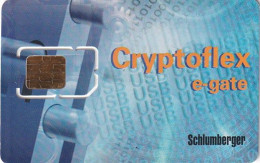 FRANCE - Cryptoflex E-gate, Schlumberger GSM Demo Card, Mint - Other & Unclassified