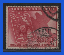 1942 - Chile - Scott Nº C 89 - Usado - CH- 100 - Chili