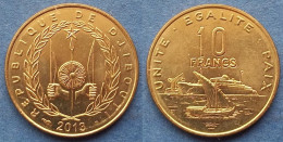 DJIBOUTI - 10 Francs 2013 "Sailboat" KM# 23 Republic Standard Coinage - Edelweiss Coins - Dschibuti