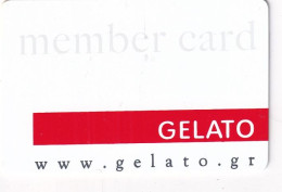 GREECE - Gelato Member Card, Used - Andere & Zonder Classificatie