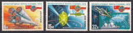 Russia USSR 1978  Soviet-Polish Space Flight. Mi 4735-37 - Unused Stamps