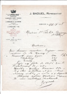 15-J.Baduel ..Représentant..l'Urbaine Compagnie D'Assurances Contre L'Incendie....Aurillac...(Cantal)...1918 - Bank & Insurance