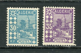 ALGERIE (RF) - VUE D'ALGER -   N° Yt 43+44** - Unused Stamps