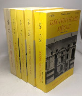 Dix-huitième Siècle - Revue Annuelle N°1 (1969) + N°3 (1971) + N°4 (1972) + N°5 (1973) + N°11 (1979) --- 5 Volumes - Histoire