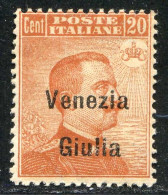 REF094 > ITALIE VENETIE JULIENNE < Yv N° 23 ** MNH * * Dos Visible - Venezia Giulia