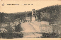 BELGIQUE - Barrage De La Gileppe - Vue Sur Le Tablier Et Le Lion - Vue Générale - Statue - Carte Postale Ancienne - Gileppe (Stuwdam)