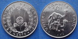 DJIBOUTI - 50 Francs 2010 "Dromedary Camels" KM# 25 Republic Standard Coinage - Edelweiss Coins - Dschibuti