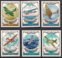 Russia USSR 1978  History Of Russian Aircraft. Mi 4751-56 - Unused Stamps