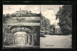 AK Wonsees, Burg, Speisesaal, Naturtheater, Sans-Pareil  - Teatro