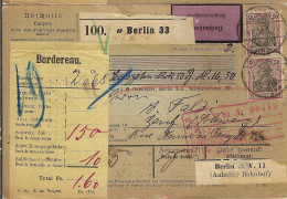 ALLEMAGNE Ca.1903: Bulletin D'Expédition CR De Berlin Pour Genève (Suisse) - Briefe U. Dokumente