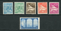 ALGERIE (RF) - VUE D'ALGER -   N° Yt 78+79+80+81+82+83** - Unused Stamps