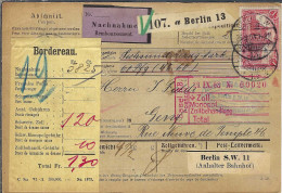 ALLEMAGNE Ca.1903: Bulletin D'Expédition CR De Berlin Pour Genève (Suisse) - Lettres & Documents