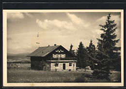 AK Marktredwitz, Am Haus Des D.Ö.A.V. Im Steinwald  - Marktredwitz