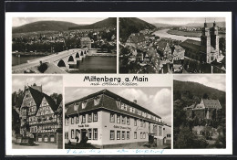 AK Miltenberg A. Main, Ortsansicht, Strassenpartie Vor Fachwerkhäusern, Haus Keller  - Miltenberg A. Main