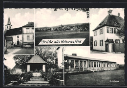 AK Schwanfeld, Denkmal, Pfarrhaus, Schulhaus  - Sonstige & Ohne Zuordnung