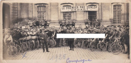 COMPIEGNE 1925 - Photo Originale Sur La Course Cycliste " Le Premier Pas Dunlop", Le Départ (60) - Wielrennen