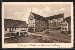 AK Fladungen, Rathaus Mit Geschäft, Schule Und Forstamt  - Other & Unclassified